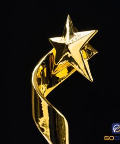 Cúp vinh danh mạ vàng cao cấp LUX5