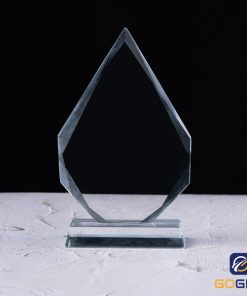 Cúp pha lê hình chiếc lá