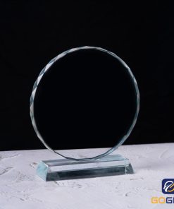 Cúp pha lê hình tròn