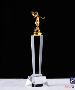 Cúp golf làm từ pha lê cao cấp