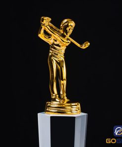 Làm cúp pha lê vinh danh các giải đấu Golf