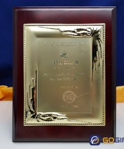 Bảng vinh danh gỗ đồng BVD08