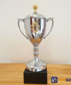 Cúp golf kim loại mạ vàng bạc
