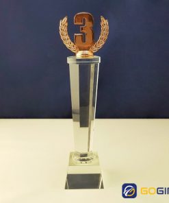 Cúp pha lê PLM22 số 3