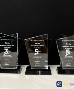 Kỷ niệm chương pha lê mài PI23