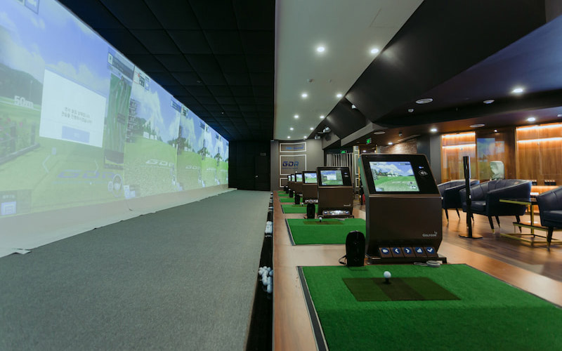 kích thước phòng golf 3D