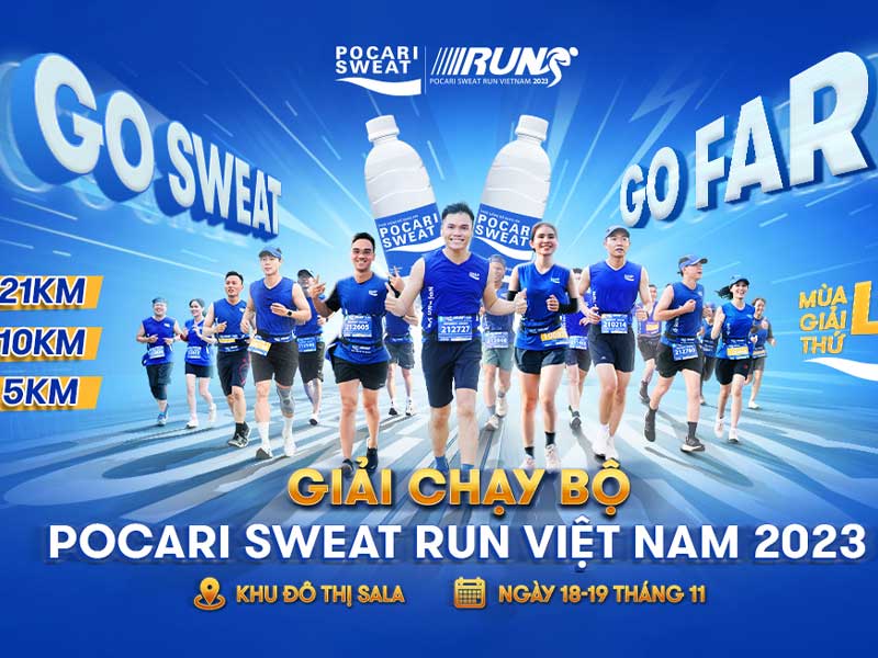 Pocari Sweat Run 2023 được tổ chức tại TP. Hồ Chí Minh