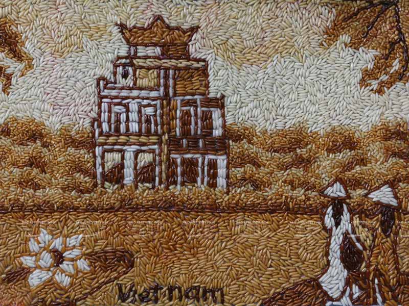 Quà tặng lưu niệm Việt Nam - tranh gạo