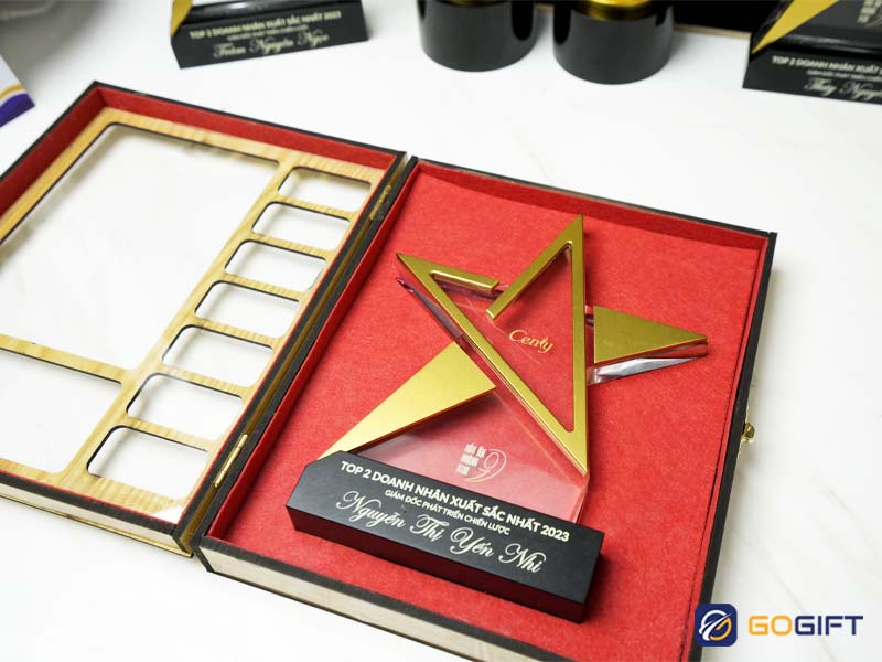 Kỷ niệm chương ngôi sao cùng hộp quà sang trọng tại Gogift