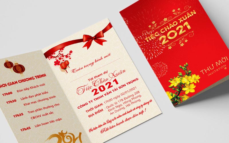 thiệp mời tất niên 5