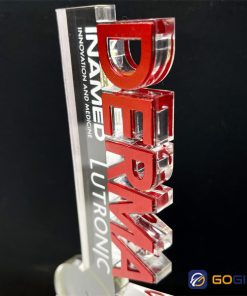 Cúp chế tác riêng CTR43 pha lê + kim loại