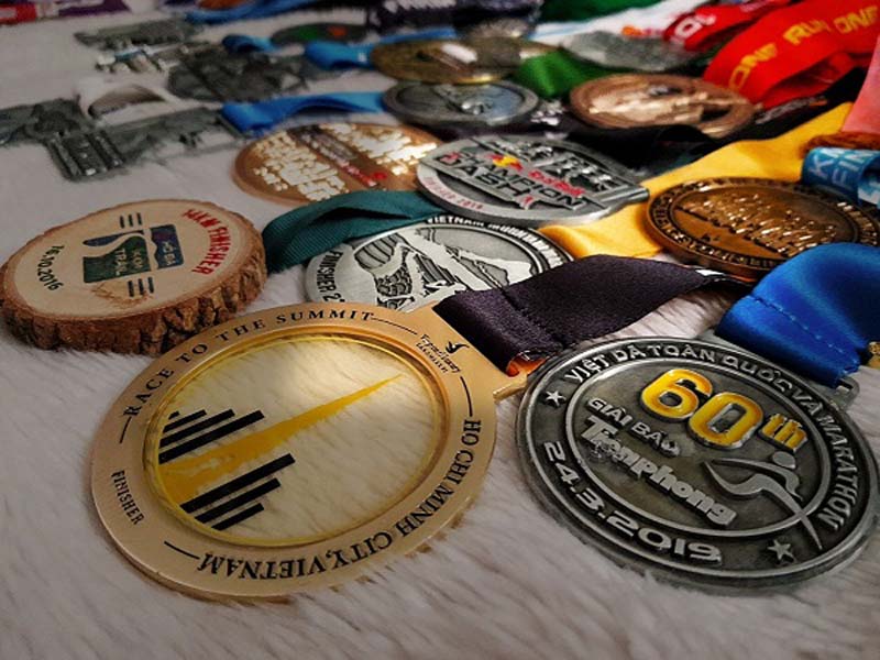 Huy chương các giải chạy Marathon 