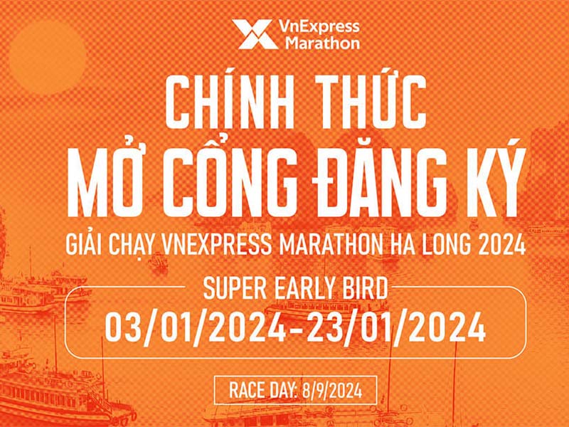 Giải chạy VnEpress Hạ Long được diễn ra vào tháng 9 năm nay 