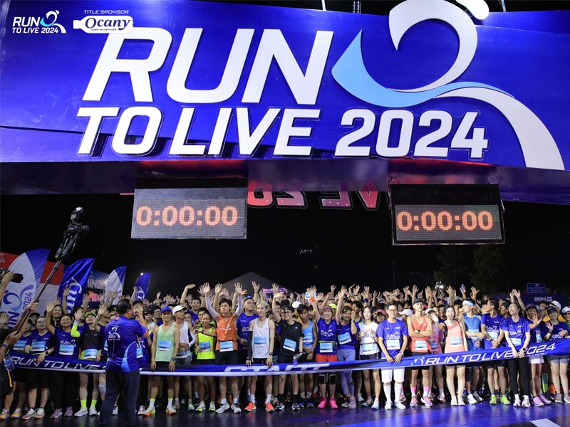 Tuy là giải chạy mùa đầu tiên, Run To Live 2024 vẫn mang tới cho các runners sự chuyên nghiệp trong suốt thời gian diễn ra chương trình. Ảnh BTC