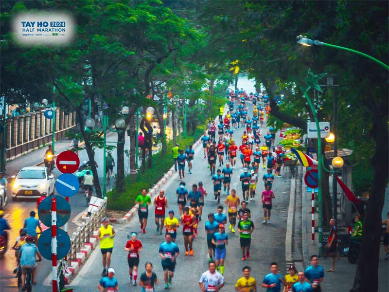 Cự ly Giải chạy Tay Ho Half Marathon 2024