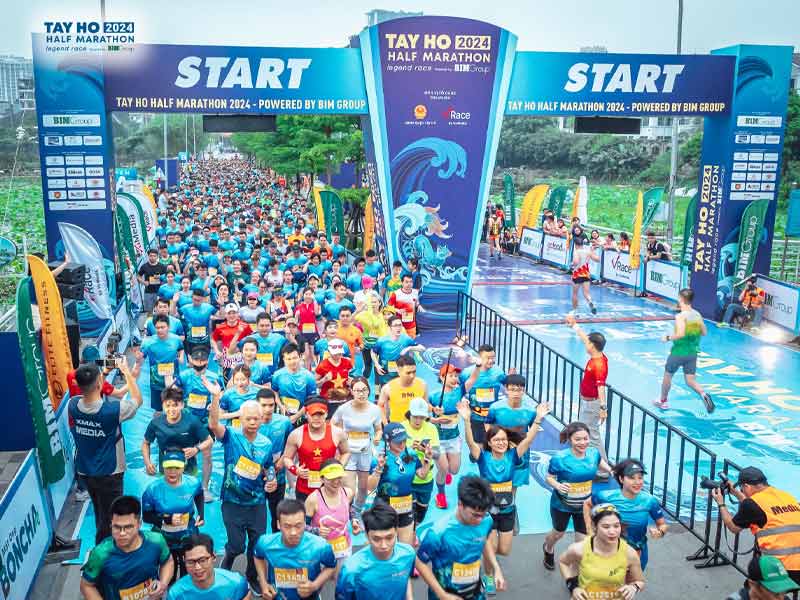Giải chạy Tay Ho Half Marathon 2024
