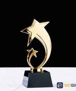 Mẫu cúp ngôi sao mạ 01