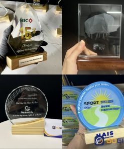 Kỷ niệm chương đế gỗ vinh danh