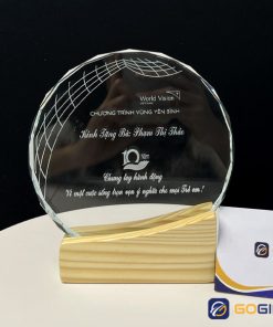 Kỷ niệm chương đế gỗ vinh danh 3