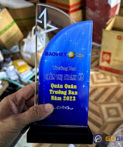 cúp pha lê phối 2 màu 4