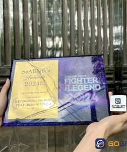 Bảng vinh danh pha lê chi nhánh SeaBank xuất sắc 3