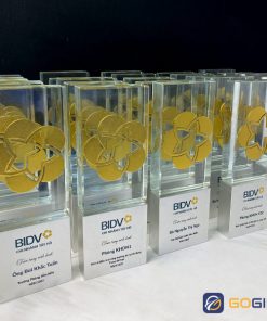Cúp vinh danh cán bộ tiêu biểu BIDV 2