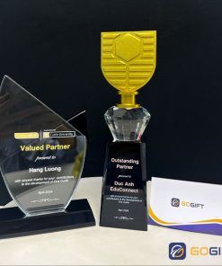 Cúp thiết kế vinh danh đối tác Curtin 3