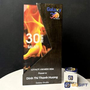 Cúp thiết kế Galaxy Loyalty Awards 2024