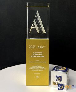 Cúp thiết kế logo 3D Asia Architecture Design Awards