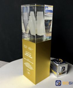 Cúp thiết kế logo 3D Asia Architecture Design Awards 3