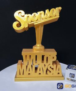 Cúp vinh danh thiết kế Wulop Sponsor