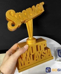 Cúp vinh danh thiết kế Wulop Sponsor 2