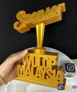 Cúp vinh danh thiết kế Wulop Sponsor 3