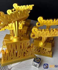 Cúp vinh danh thiết kế Wulop Sponsor 4