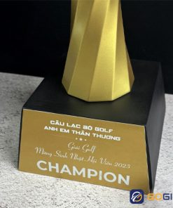 Cúp thiết kế giải golf giao lưu 4