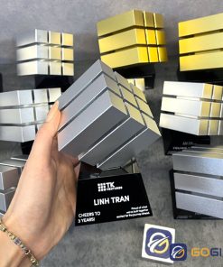 Cúp thiết kế TK Ventures kim loại 3