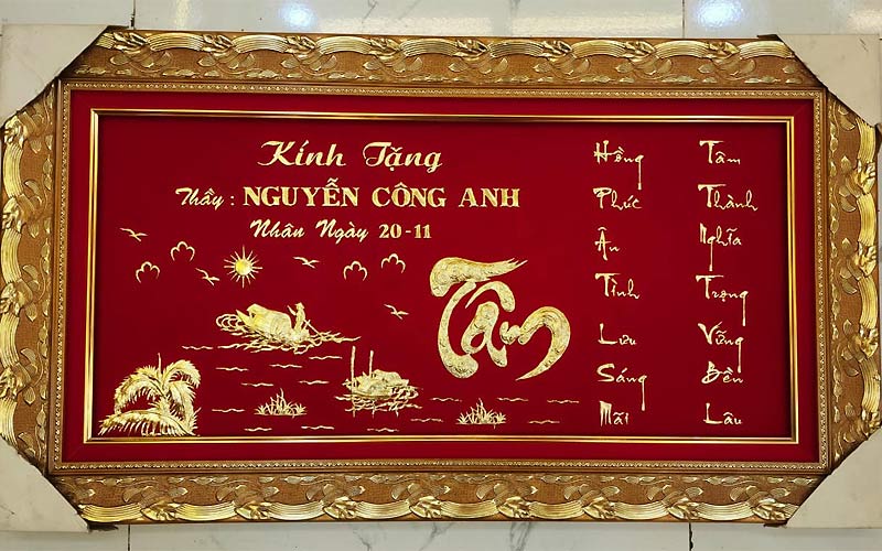 Khánh vàng tri ân thầy cô
