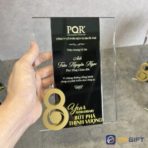 Bảng vinh danh thiết kế PQR BVD21
