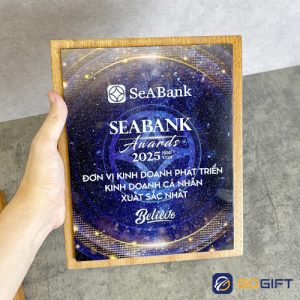 Bảng vinh danh thiết kế gỗ SeaBank Awards 2025 2