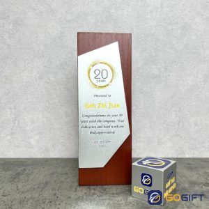 Cúp thiết kế vinh danh cống hiến Everlife CTR131