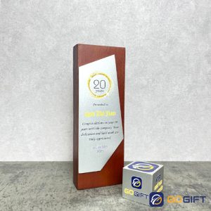 Cúp thiết kế vinh danh cống hiến Everlife CTR131 2