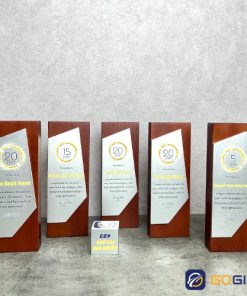 Cúp thiết kế vinh danh cống hiến Everlife CTR131 4