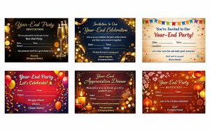 thiệp mời tất niên tiếng Anh 11