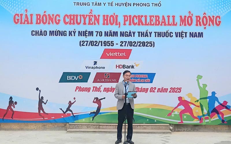 Bài phát biểu khai mạc giải bóng chuyền hơi 4