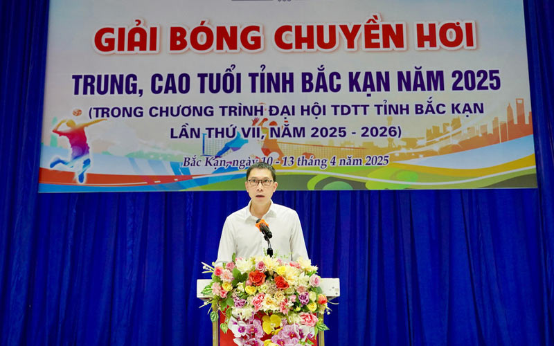 Bài phát biểu khai mạc giải bóng chuyền hơi 2