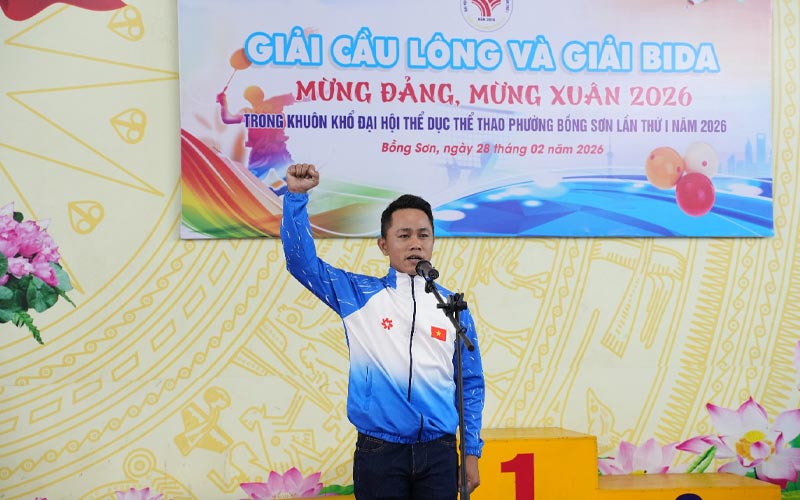 Bài phát biểu khai mạc giải cầu lông ngắn gọn, súc tích và trang trọng nhất 3