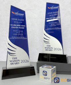 Cúp thiết kế cánh chim Vikosan 2
