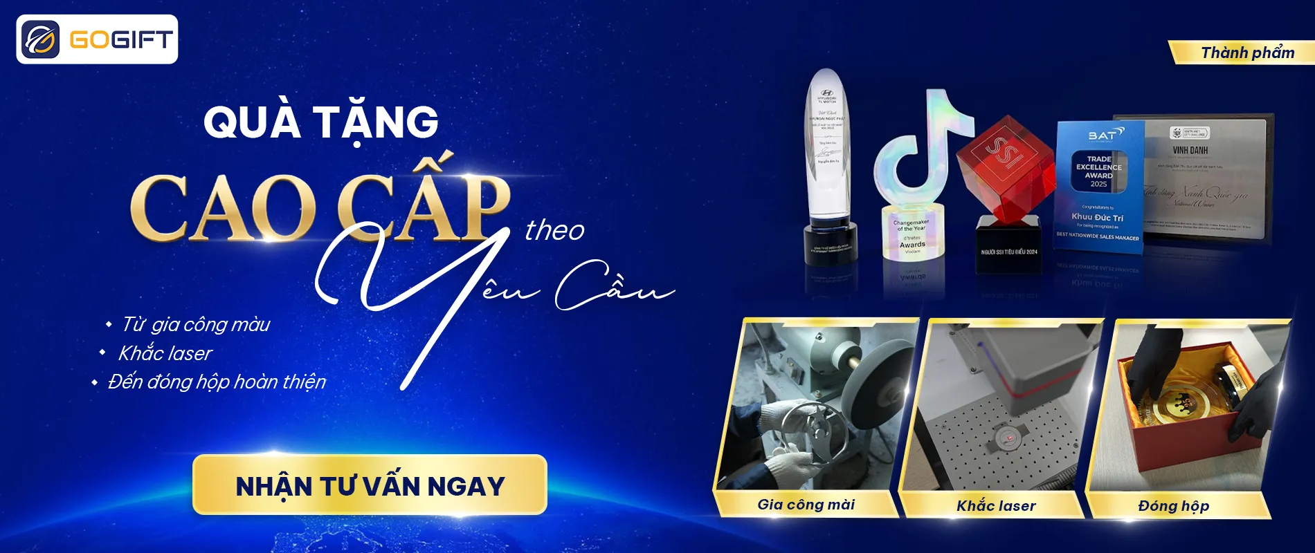 Quà tặng cao cấp theo yêu cầu