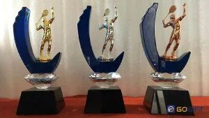 Mẫu cúp cầu lông đẹp lấy cảm hứng từ Thomas Cup
