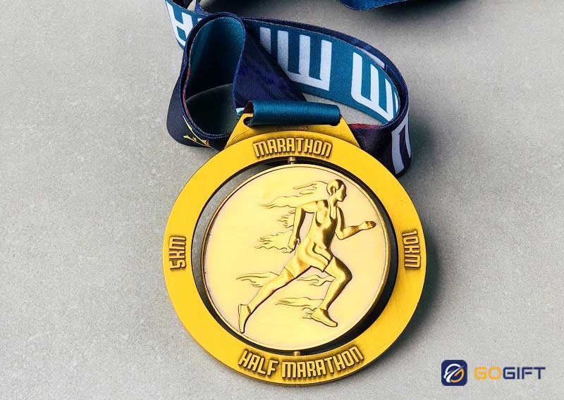 Mẫu huy chương giải chạy Marathon